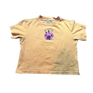 IGirl Fairy Apple Cottagecore House Cropped Graphic Tee